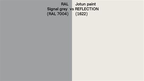 Ral Signal Grey Ral 7004 Vs Jotun Paint Reflection 1622 Side By