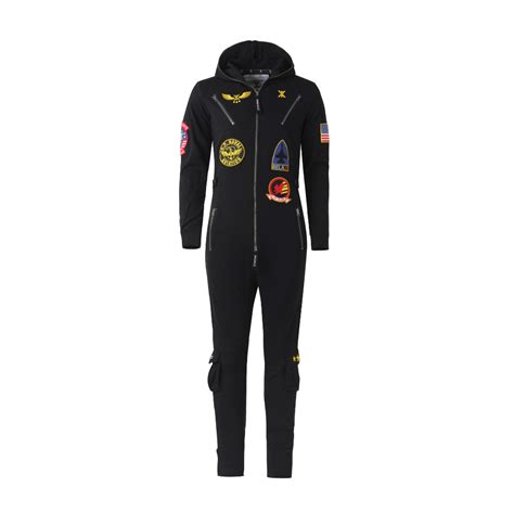 Aviator Onesie Black