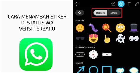 Cara Nak Tambah Stiker Dalam Whatsapp