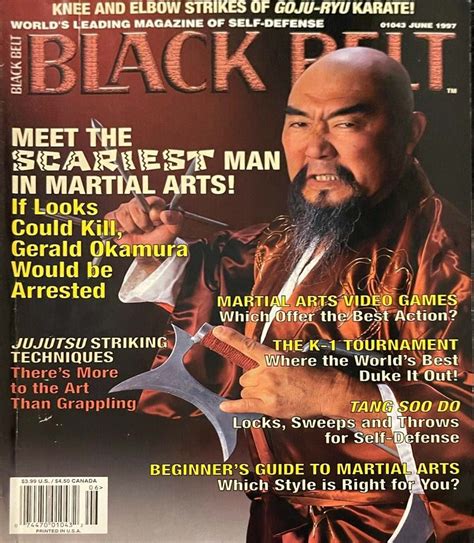 Black Belt June 1997 Meet The Scariest Man In Martial Arts If