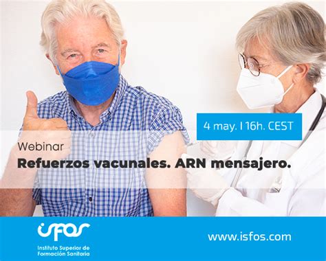 Webinar ISFOS Refuerzos Vacunales ARN Mensajero COLEGIO DE