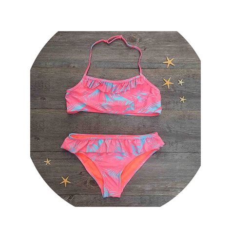 Buy Girls Swim Two Piece Bikinis Print With Flower Girl Bikini Set Online At DesertcartINDIA