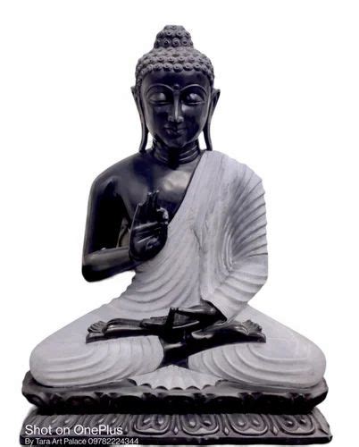 White Handmade Marble Buddha God Statue Size Dimension Inch At