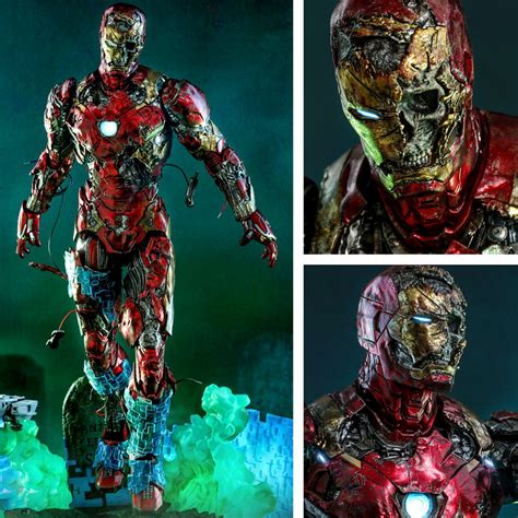 Spider Man Far From Home Mysterios Iron Man Illusion Figur Hot