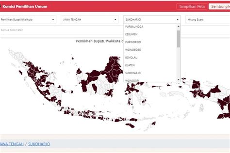 Cara Melihat Hasil Real Count Untuk Seluruh Daerah Pada Pilkada