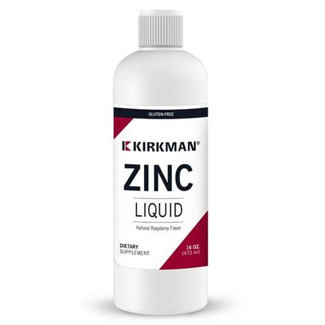 Zinc Liquid New Formulation Kirkman Happy Steppy