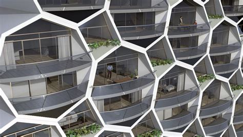 Octagonal Apartment Concept Graphic Design Company Architecture