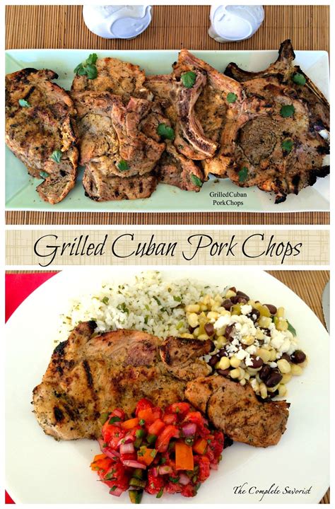 Grilled Cuban Pork Chops Citrus And Herb Marinated Pork Chops Then