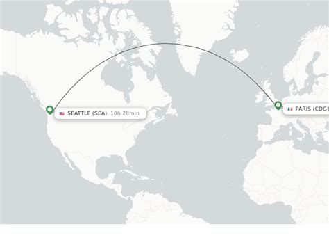 Direct Non Stop Flights From Paris To Seattle Schedules