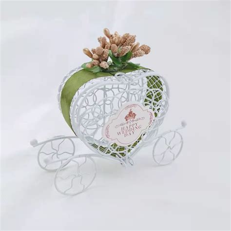 20 Pcs Olive Green Coach Metal Carriage Useful Unique Wedding Debut