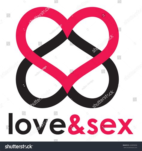 Sex Shop Logo Heart Stock Vector Royalty Free 426899896