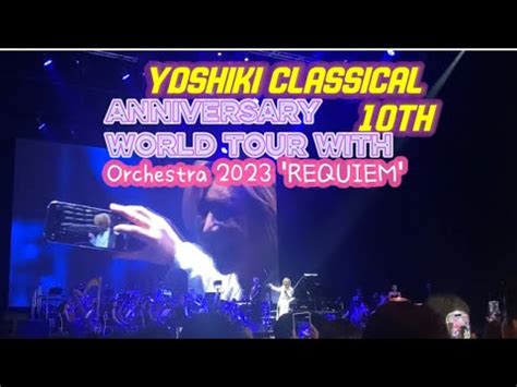 Yoshiki Classical Th Anniversary World Tour With