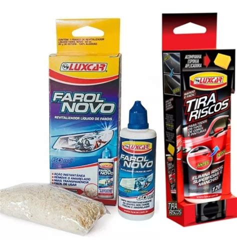 Kit Limpa Farol Novo Tira O Fosco Tira Risco Luxcar G Frete Gr Tis