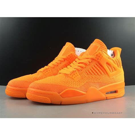 Air Jordan 4 Retro Flyknit Orange Air Jordans Women Nike Air Jordans