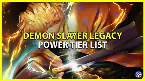 Demon Slayer Legacy Power Tier List (July 2023) : r/USALatestNewsToday