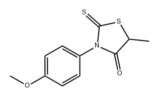 4 Thiazolidinone 3 4 Methoxyphenyl 5 Methyl 2 Thioxo CAS 16711 84 5