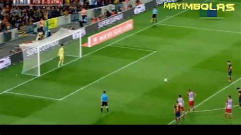 Messi Falla Penal Barcelona Vs Atletico De Madrid 0 0 Super Copa De