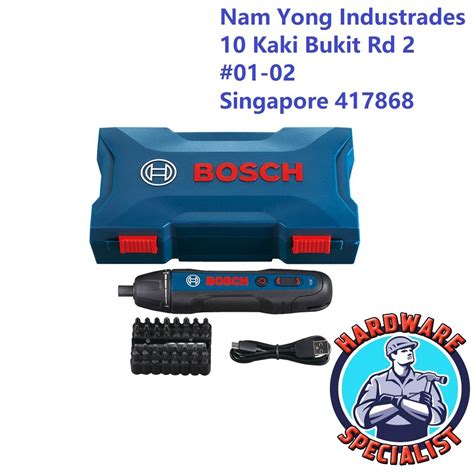 Bosch Go Gen Cordless Screwdriver Shopee Singapore