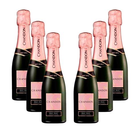 Kit Espumante Baby Chandon Brut Rose Ml Submarino