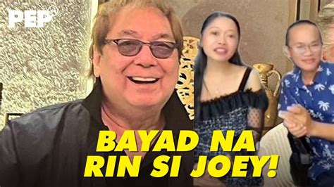 Joey De Leon Nabayaran Na Rin Ang Utang Na TF Ng Mga Jalosjos