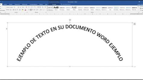 Cómo Curvar O Arquear Un Texto En Word Fácilmente Mira Cómo Se Hace