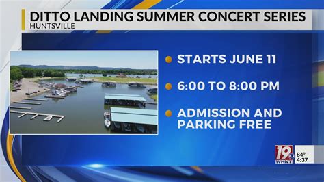 Ditto Landing Summer Sunset Concert Series May News At