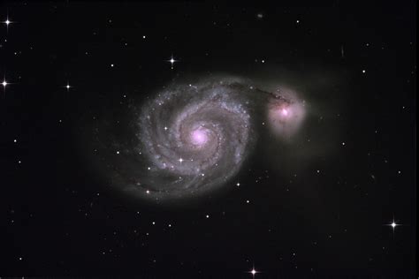 The Whirlpool Galaxy (M51) in Canes Venatici – See The Glory