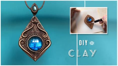 HANDMADE TutorialHow To Making A Polymer Clay Jewelry Vintage Pendant