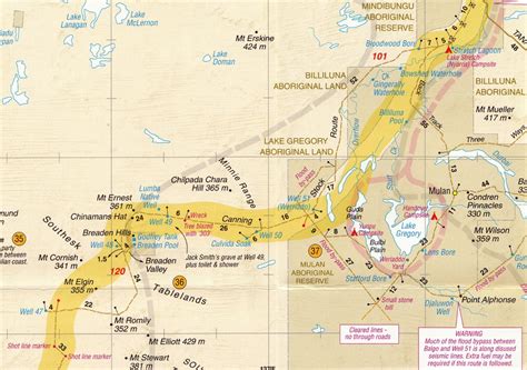 Canning Stock Route Westprint Buy Map Of Canning Stock Route Mapworld