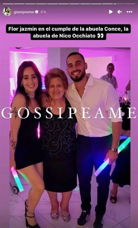 Nico Occhiato Y Flor Jazm N Pe A Blanquearon Su Noviazgo Con Una Foto