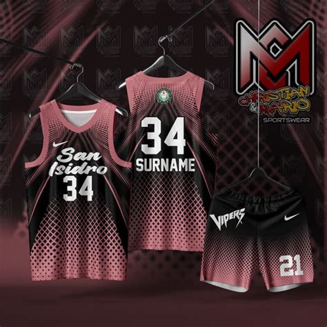 pink basketball jersey black team logo jersey  basketball pink