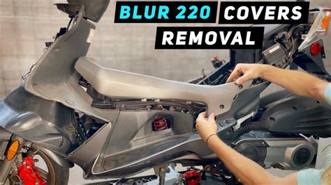 Genuine Blur Body Covers Removal Pgo G Max Mitch S Scooter