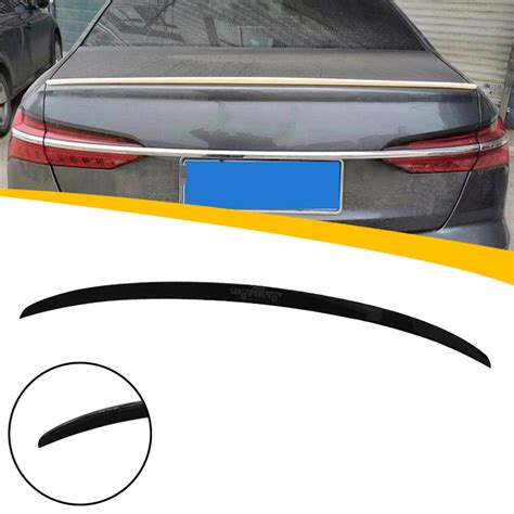 Sample Customization Gloss Black S Style Rear Boot Lip Tail Spoiler