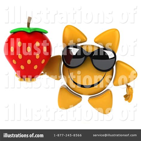 Sun Character Clipart #1309606 - Illustration by Julos