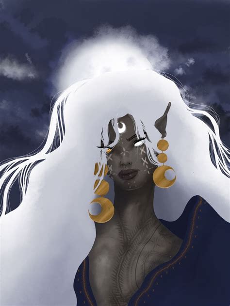 Mayari Goddess Of The Moon Night Goddess Art Wolf Goddess