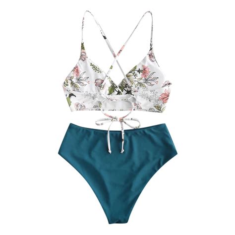 Lady Swimwear Hawaii Swinsuit Vintage Korean Fashion Beachwear Female