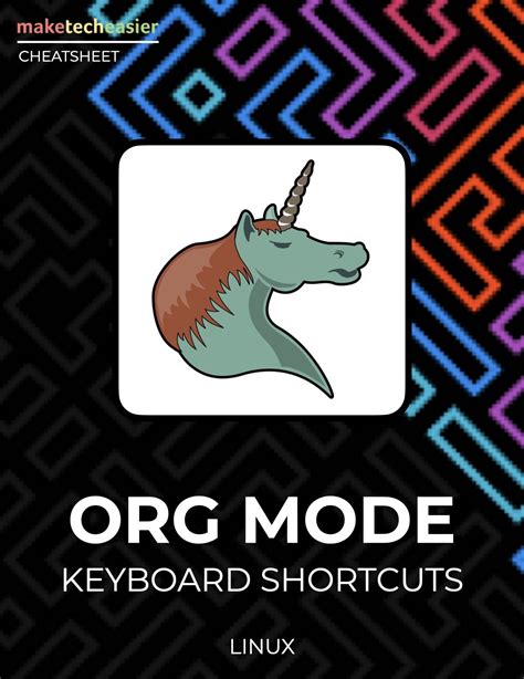 Common Org Mode Keyboard Shortcuts Make Tech Easier