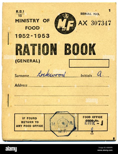 Printable Ww Ration Book Template Primary Resource Off