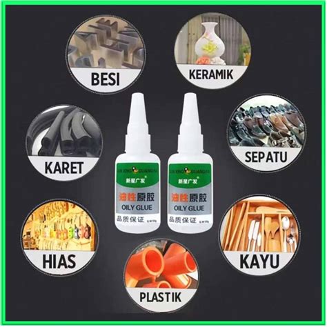 Jual Lem Setan Super Glue Lem Serbaguna Cairan Perekat Kuat Shopee