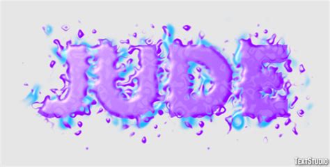 Jude Text Effect and Logo Design Name