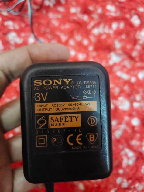 Sony Adapter V Utk Minidisc Atau Kaset Player Audio Portable Audio