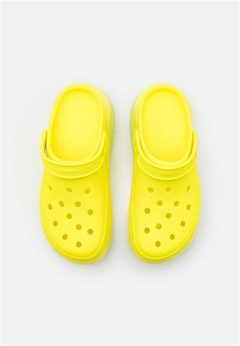 Crocs Mega Crush Unisex Badslippers Acidityneongeel Zalandonl