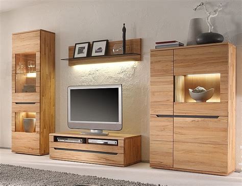 Moderne Tv Wohnwand Aus Massivholz Artofit