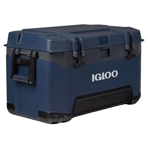 Open Box Igloo 72 Quart Ice Chest Cooler Wcool Riser Technology Rugged Blue