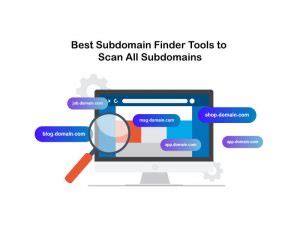 7 Best Subdomain Finder Tools For Finding Subdomains Of A Domain Ideoname