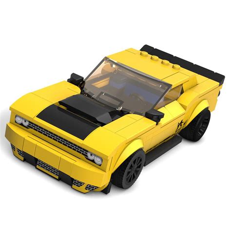 Lego Moc 2018 Dodge Challenger Srt Demon 8 Wide Style By Klaramocs