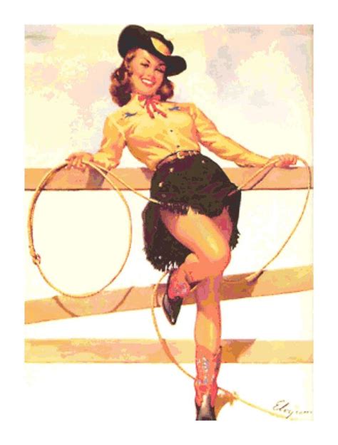 46 Best Images About Cowgirls Of Yesteryear On Pinterest Gil Elvgren Vintage Cowgirl And