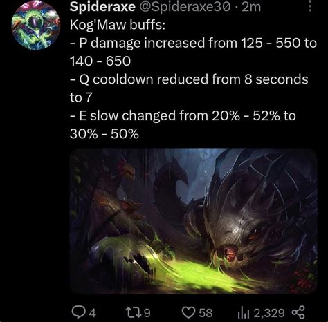 Kogmaw Buffs Rkogmawmains