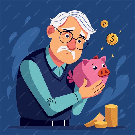 Poor retiree old man broke losing all pension or retirement funds