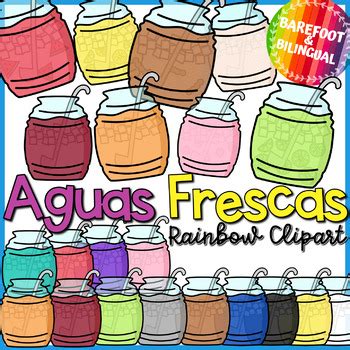 Aguas Frescas Clipart Hispanic Heritage Month Clipart Tpt